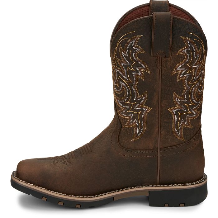 Justin Boots GR9062 Strait "Fireman Mens Cowboy Boots Wild