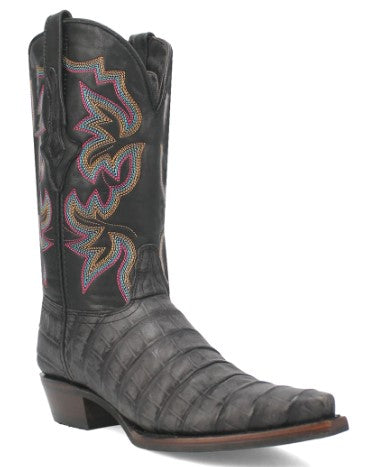 Dingo Gator In Black DI 128  Mens Cowboy Boots