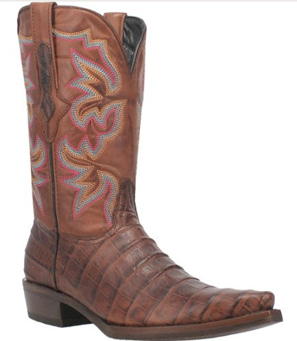 Dingo Gator In Brown DI 128 Mens Cowboy Boots