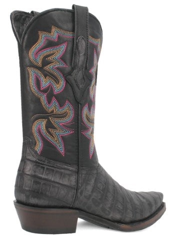 Dingo Gator In Black DI 128  Mens Cowboy Boots