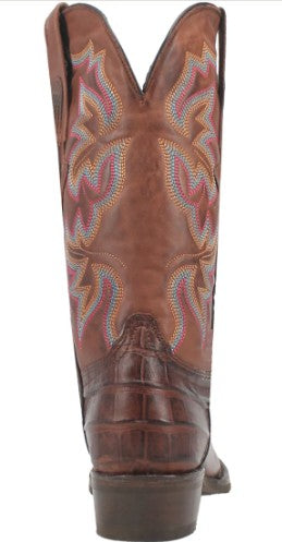 Dingo Gator In Brown DI 128 Mens Cowboy Boots