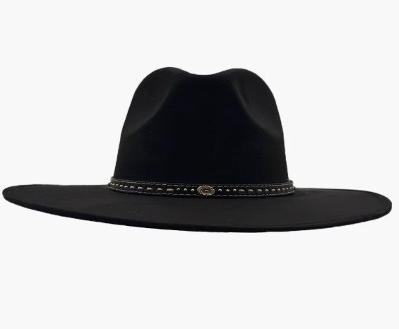 American Hat Makers Granger Pinch Top Flat brim Cowboy Hat