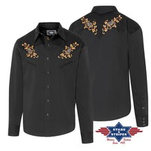 Load image into Gallery viewer, Hogan Black Men&#39;s Western Shirt
