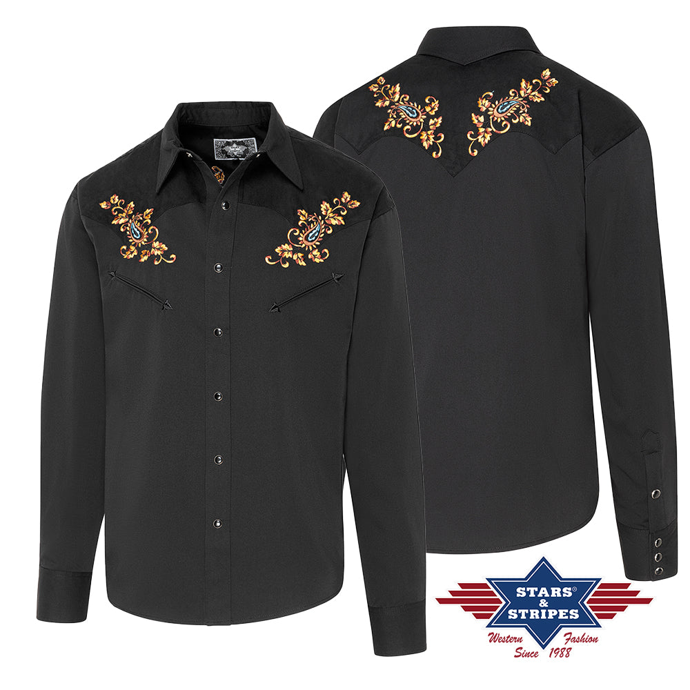 Hogan Black Men's Western Shirt