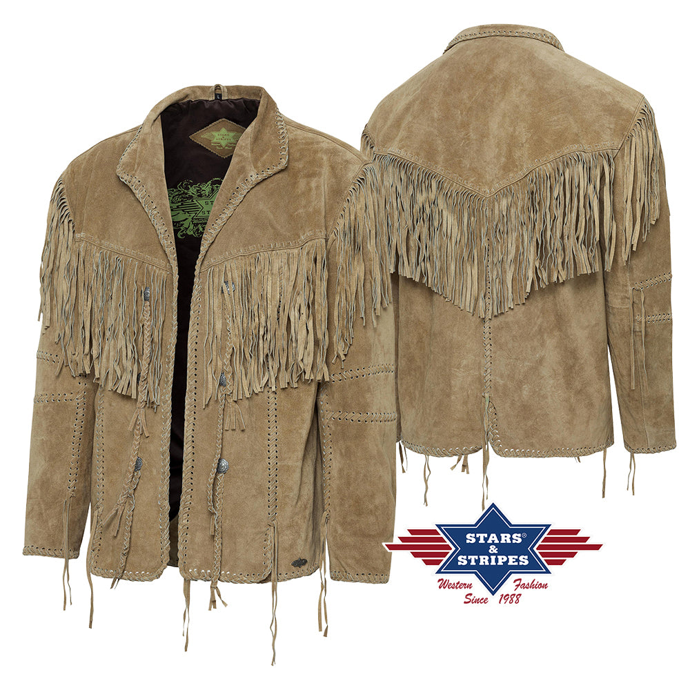 Hombre Sand Men's Western Jacket