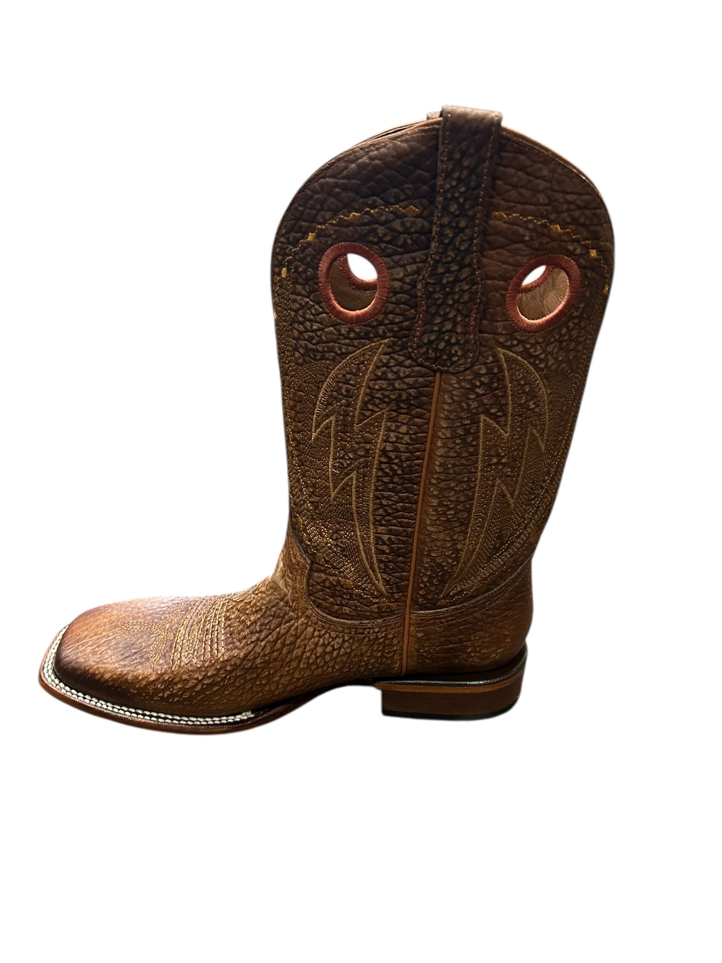 Circle G by Corral L6293 Embroidery Tan Wide Square Toe Mens Cowboy Boots