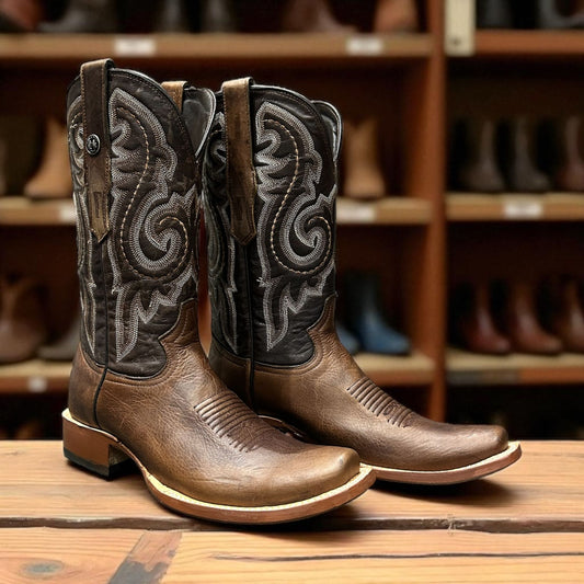 Tanner Mark Mens Boots Brown Fancy Top TM201771
