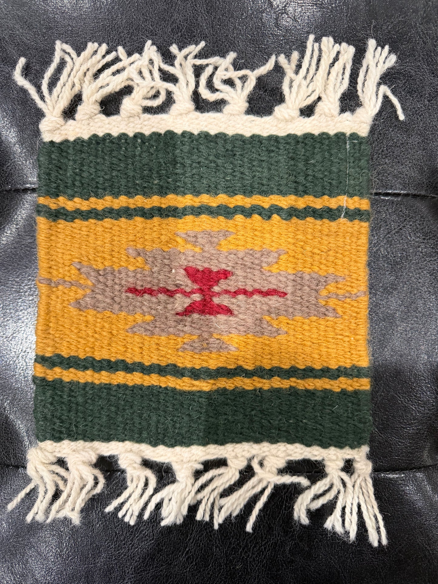 6" X 6" Handwoven Wool Coasters