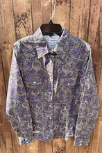 Load image into Gallery viewer, MontanaCo Ladies All Over Traditional Paisley Pattern Western Blouse L-1110
