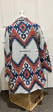 Load image into Gallery viewer, MontanaCo Aztec inspired Long Length waterfall Cardigan L-24670
