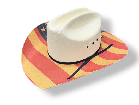 American Hat Makers Tribute Straw Cattleman Cowboy Hat