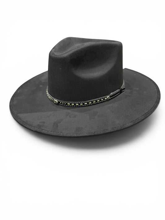 American Hat Makers Gruene Pinch Top Flat brim Cowboy Hat