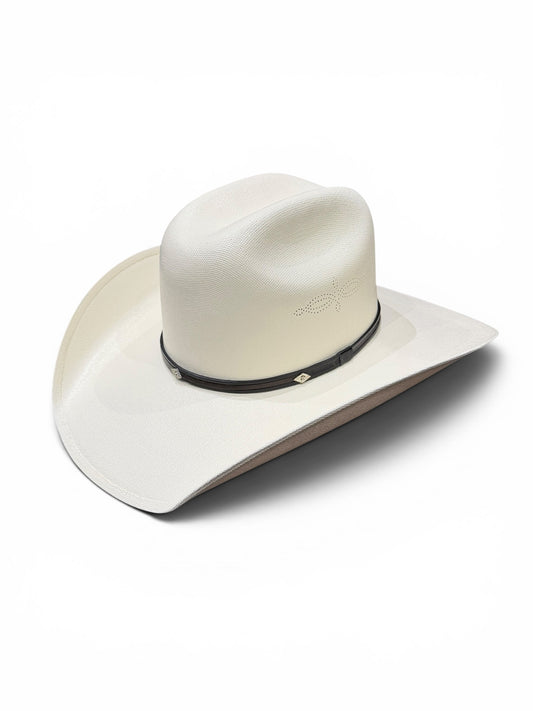 American Hat Makers Tussle Cream Straw Cattleman Cowboy Hat