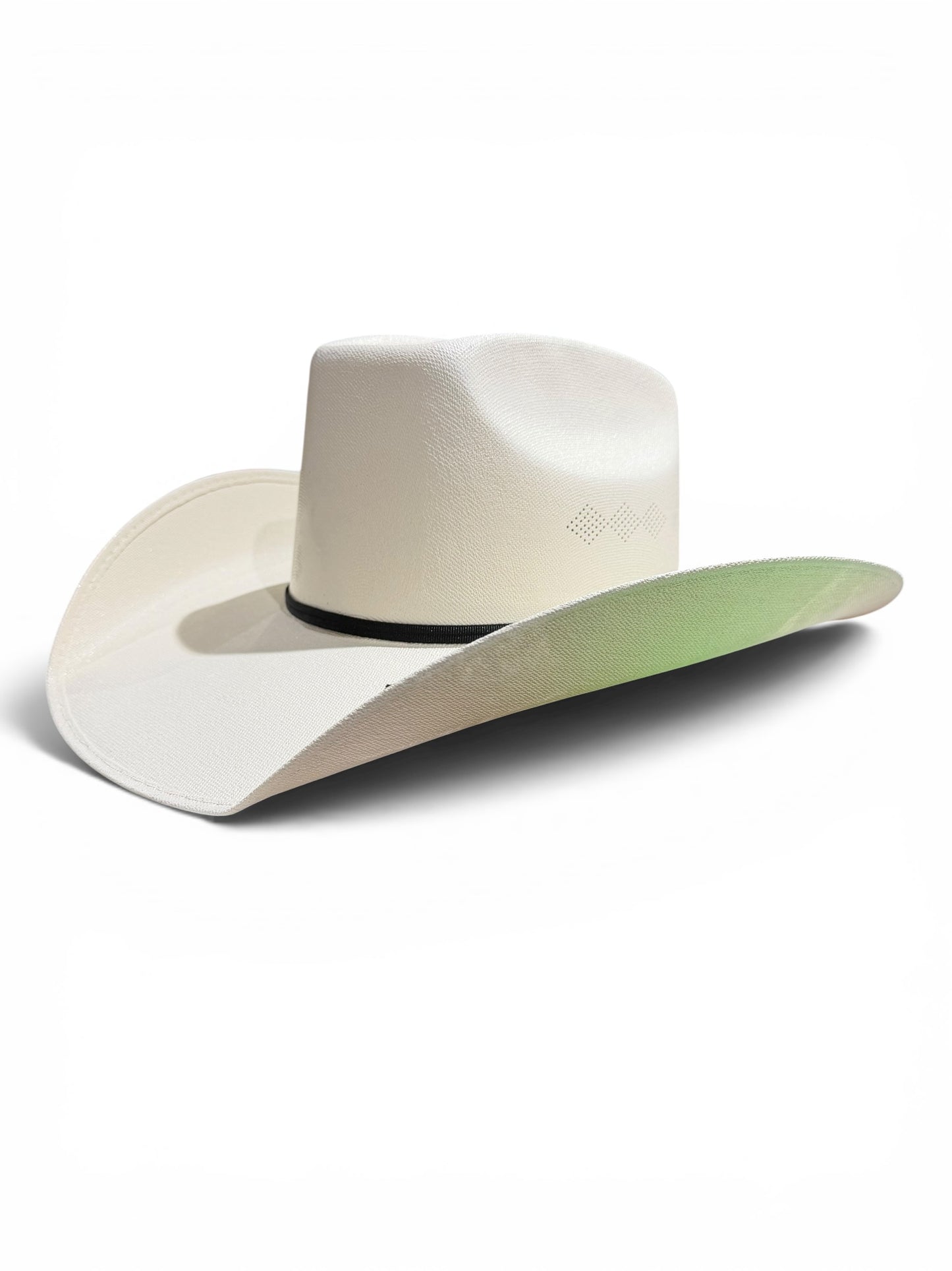 American Hat Makers Ackerly Cream Straw Wide Top Cattleman Cowboy Hat