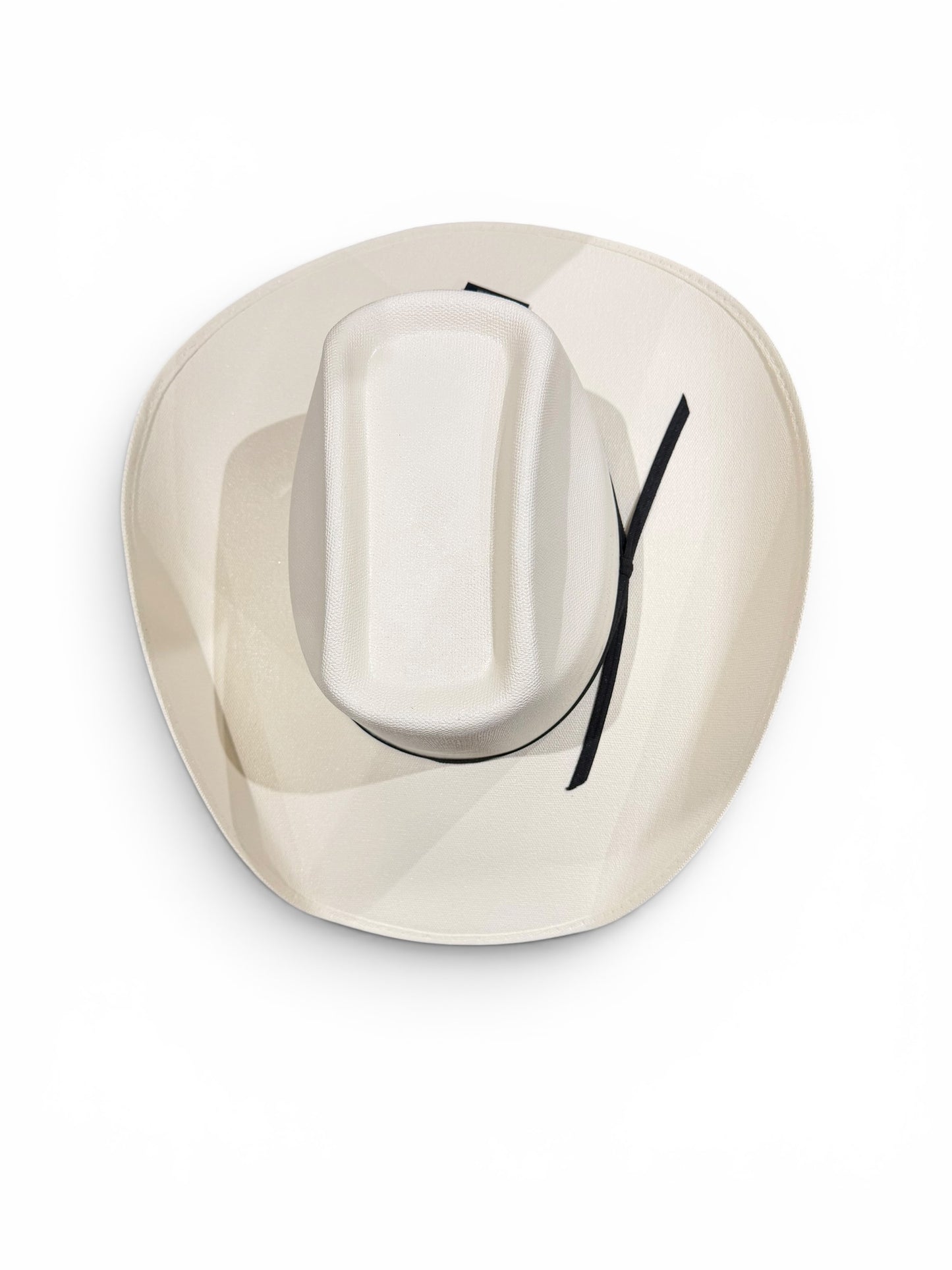 American Hat Makers Ackerly Cream Straw Wide Top Cattleman Cowboy Hat