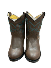 Load image into Gallery viewer, Smoky Mountain Boots 1623T Monterey Brown/Blue Western Toddler Boots
