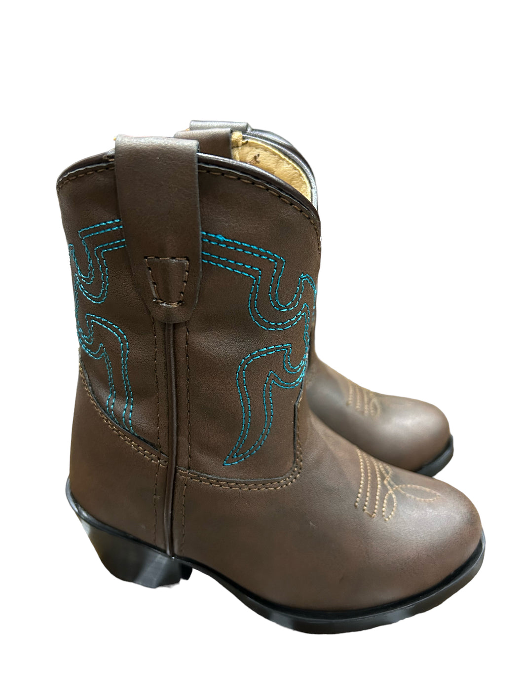 Smoky Mountain Boots 1623T Monterey Brown/Blue Western Toddler Boots