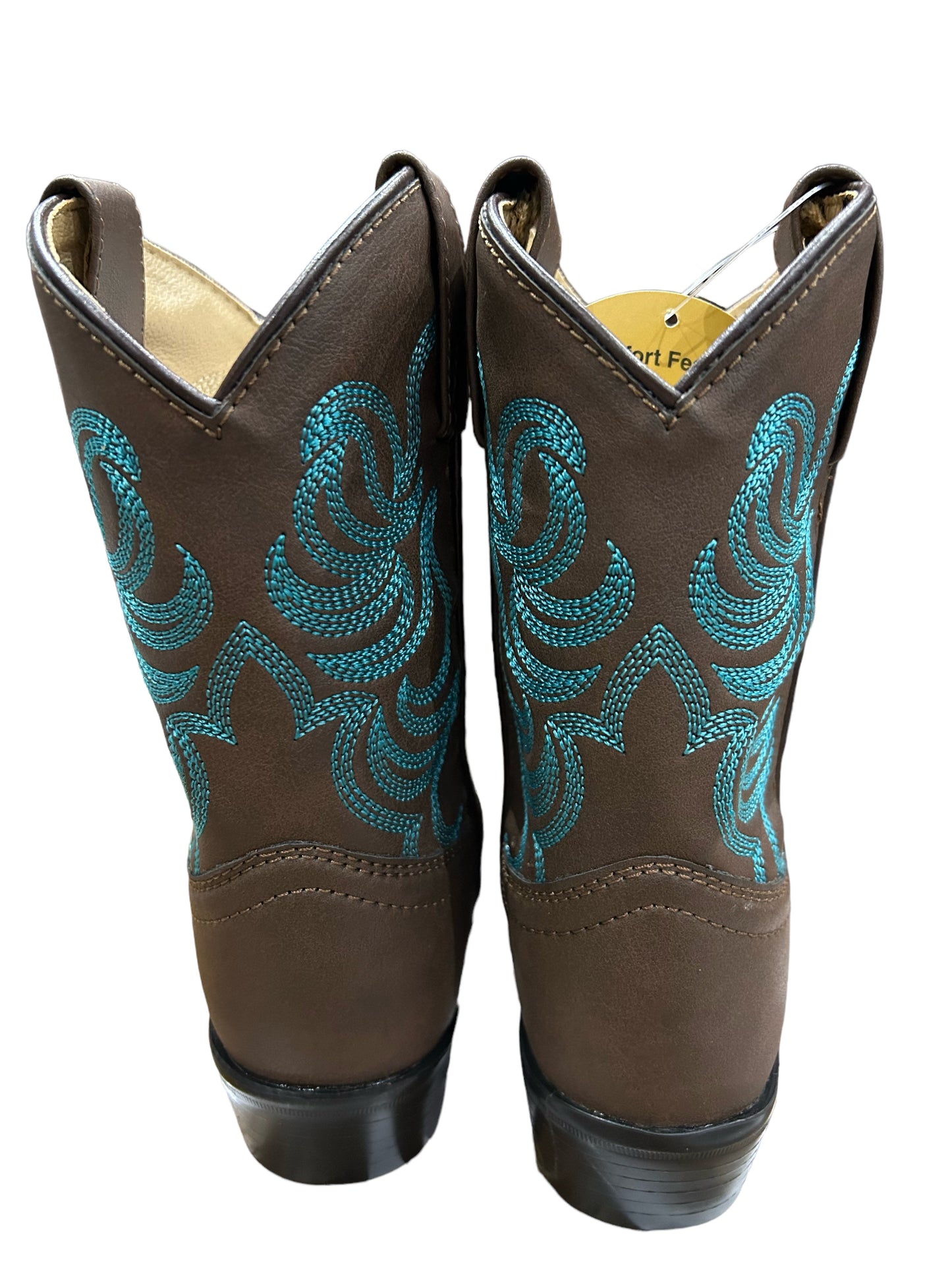 Smoky Mountain Boots 1623C Monterey Brown/Blue Western Childrens Boots