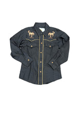 Load image into Gallery viewer, Rangers Vaquero Boys Shirt 022NO01 Black
