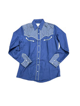 Load image into Gallery viewer, Rangers Ropa Navy 159CA01 Western Shirt
