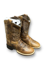 Load image into Gallery viewer, Jama Old West Children&#39;s &amp; Youth Roper Boots in Brown BRC2010/BRY2010
