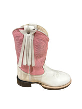 Load image into Gallery viewer, Jama Old West Children&#39;s Broad Round Toe in Pink and White BRC2016
