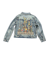 Load image into Gallery viewer, Grace Cactus Embroidered Women&#39;s Denim Jacket TE61880
