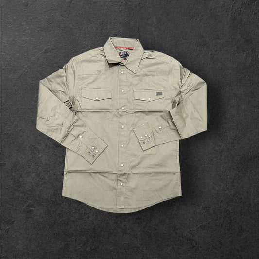 Justin Brands Shirt in Gunner Green J-1548