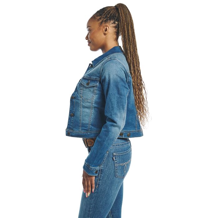 Justin Brands Ladies Cotton Denim Jacket J-2296