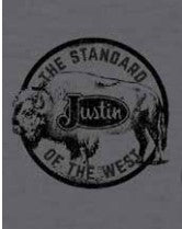 Load image into Gallery viewer, Justin Brands Kids T-Shirt Free Range County Kid in Charcoal J-G3168
