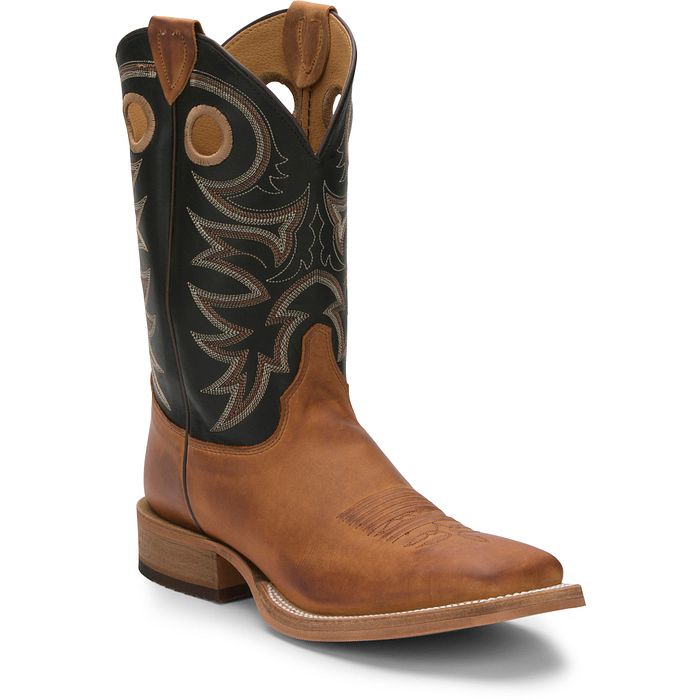 Justin Boots BR740 Caddo in Copper Brown Mens Cowboy Boots