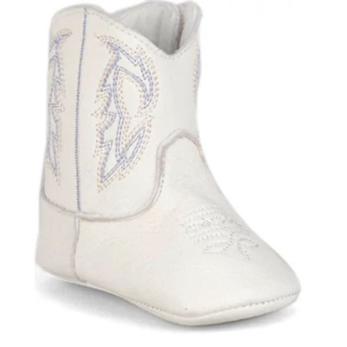 Justin Boots Mutton Buster Baby Boots Bea in Artic White MB2240