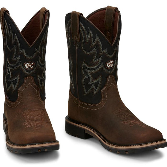 Justin Boots GR9062 George Strait "Fireman Mens Cowboy Boots