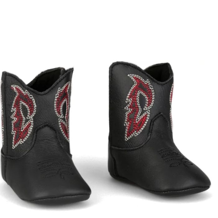 Justin Boots Mutton Buster Baby Boots Canter in Midnight Black MB2525