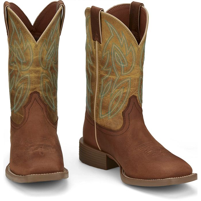 Justin Boots SE7515 Canter in Brandy Mens Cowboy Boots