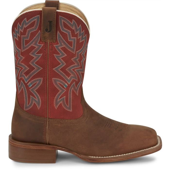 Justin Boots FN7011 Jackpot in Pecan Mens Cowboy Boots