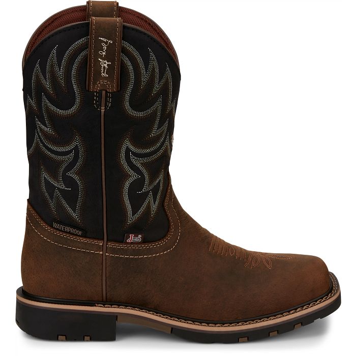 Justin Boots GR9062 George Strait "Fireman Mens Cowboy Boots