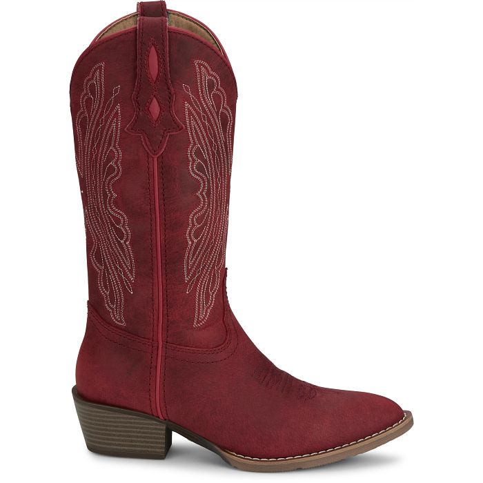 Justin Ladies GY2870 Renie in Classic Red Cowboy Boots