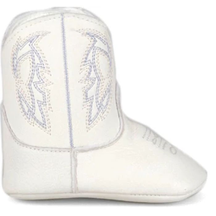Justin Boots Mutton Buster Baby Boots Bea in Artic White MB2240