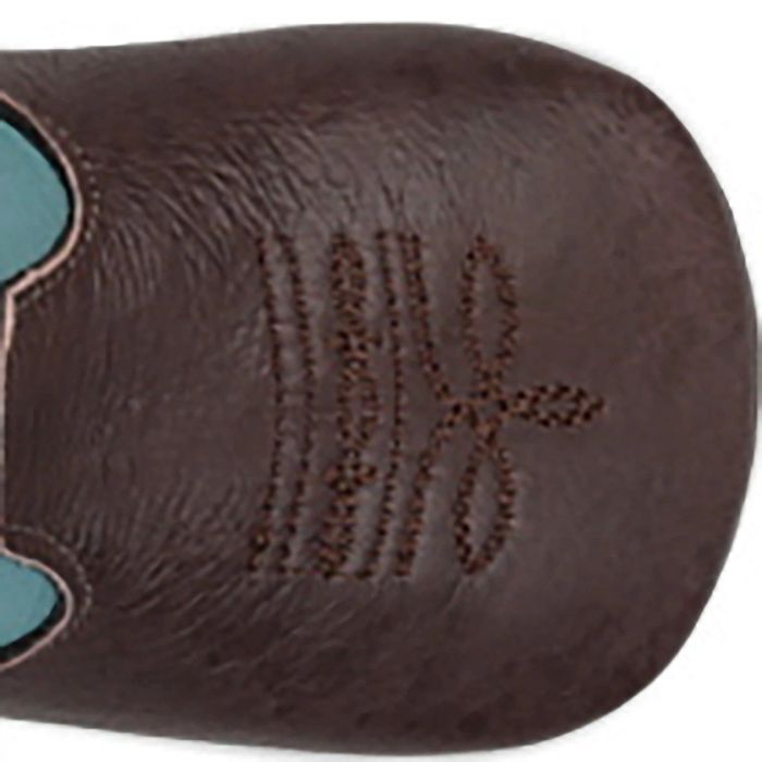 Justin Boots Mutton Buster Baby Boots Canter in Cocoa MB2524