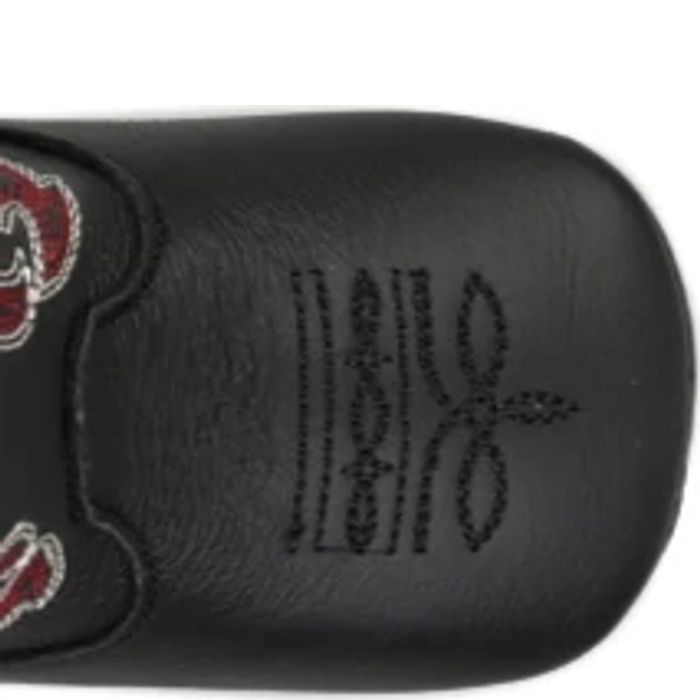 Justin Boots Mutton Buster Baby Boots Canter in Midnight Black MB2525