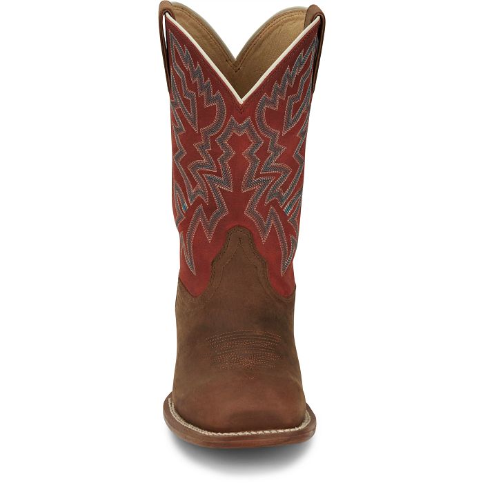Justin Boots FN7011 Jackpot in Pecan Mens Cowboy Boots