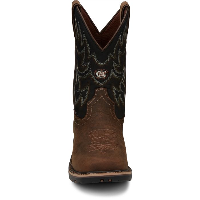 Justin Boots GR9062 George Strait "Fireman Mens Cowboy Boots