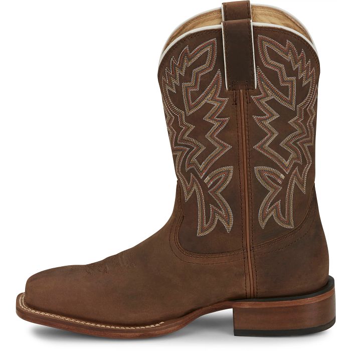 Justin Boots FN7012 Jackpot in Walnut Mens Cowboy Boots