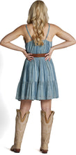 Load image into Gallery viewer, Justin Brands Stripe Demin Dress J2294
