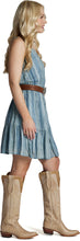 Load image into Gallery viewer, Justin Brands Stripe Demin Dress J2294
