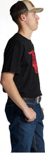 Load image into Gallery viewer, Justin Brands T-Shirt G-3176 Cowboy Live On in Black
