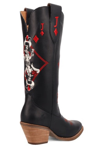 Dingo DI2232-BK Jack of Diamonds Ladies Boots