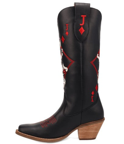 Dingo DI2232-BK Jack of Diamonds Ladies Boots
