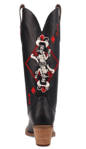 Dingo DI2232-BK Jack of Diamonds Ladies Boots